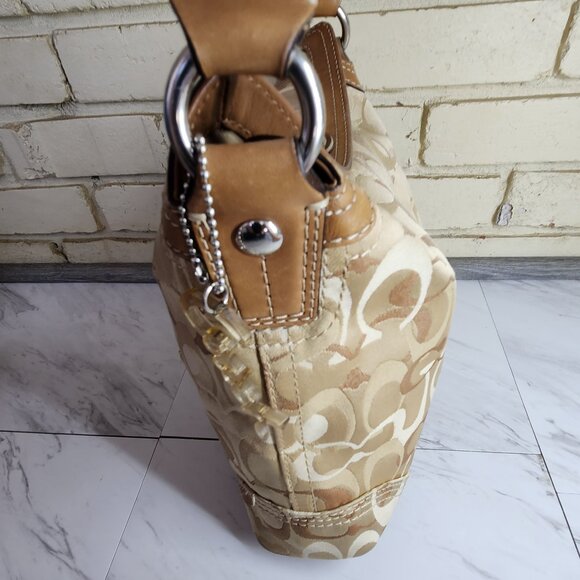 Euc Rare Coach Chelsea Optic Handbag Satchel Purse - Picture 6 of 14